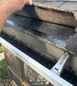 greenvalleyroofing aged shingle roof prior to replacement in Alabama