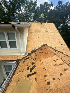 greenvalleyroofing roof repair during roof replacement