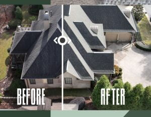greenvalleyroofing Before and after of a Detailed Roof Renew Installation Transformative Roof Tune-Up 2026
