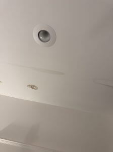 roof leak ceiling stain